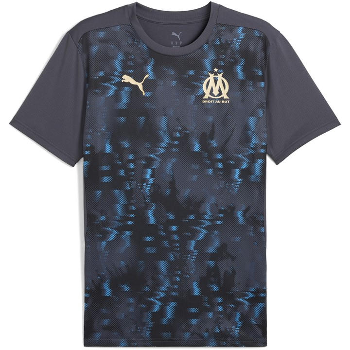 Olympique De Marseille  Men's   Pre Match Shirt , Football by Puma in Size XL, Sports Direct