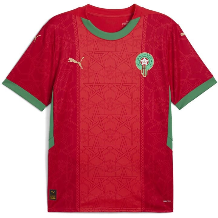 Puma Men's Red Morocco Home Shirt 2025 Adults Large