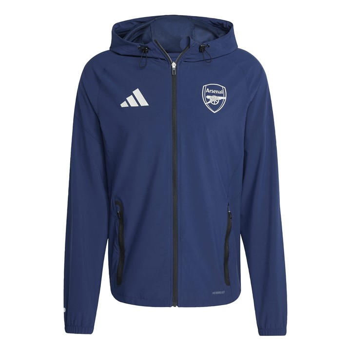 Arsenal  Men's   Vis Tech Travel Jacket, Football by adidas in Size M, Sports Direct
