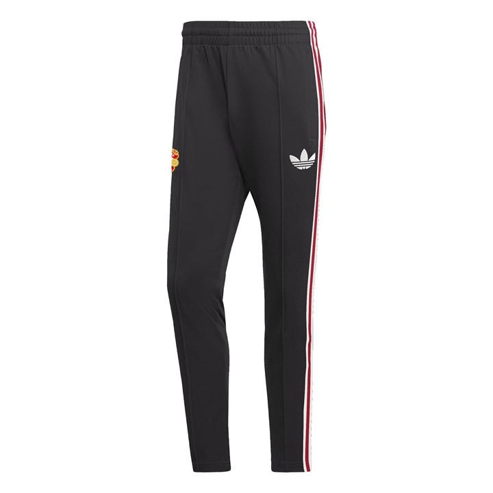 Manchester United  Men's  Originals  Beckenbauer Track Bottoms , Football by adidas in Size M, Sports Direct