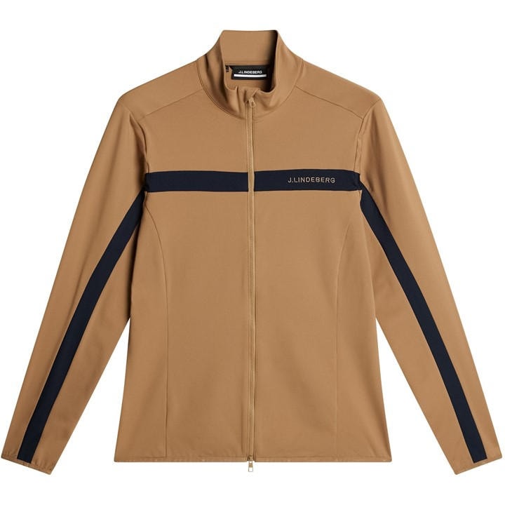 J Lindeberg Golf Men's Brown Jarvis Performance Golf Jacket in Size M, Sports Direct