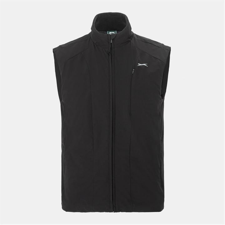 Slazenger Men's Black Club House Vest in Size 2XL, Sports Direct