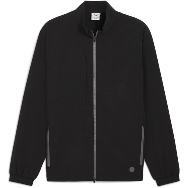 Black - Puma - Men's Cypress Softshell Performance Golf Jacket