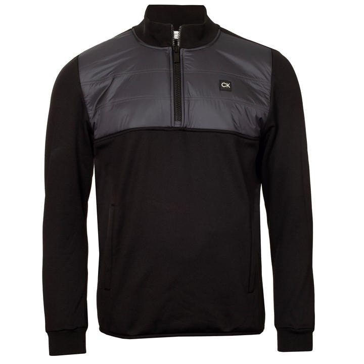 Calvin Klein Golf Men's Black Half Zip Performance Jacket in Size M, Sports Direct