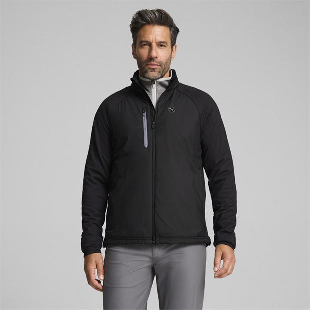 Black - Puma - Puma Hielands Jacket Golf Mens