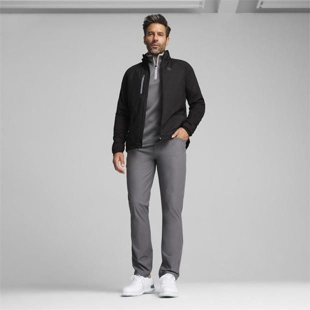 Black - Puma - Puma Hielands Jacket Golf Mens