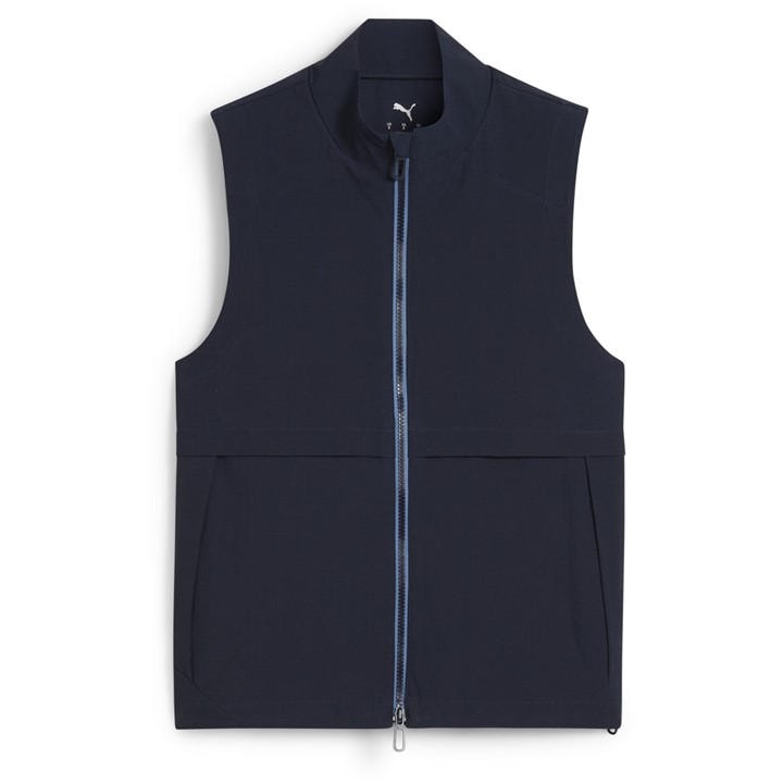 Puma Women's Blue Ripguard Vest Performance Golf Jacket in Size 16, Sports Direct