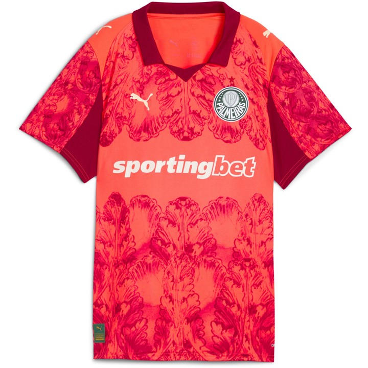 Puma Women's Red X Kidssuper Palmeiras Goalkeeper Shirt 2025 2026 in Size 14, Sports Direct