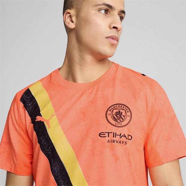 Neon Sun - Puma - x KidsSuper Manchester City Authentic Away Shirt 2025 2026 Mens