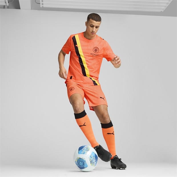 Neon Sun - Puma - x KidsSuper Manchester City Authentic Away Shirt 2025 2026 Mens