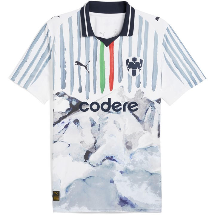 Puma Men's White X Kidssuper Monterrey Home Shirt 2025 2026  in Size L, Sports Direct