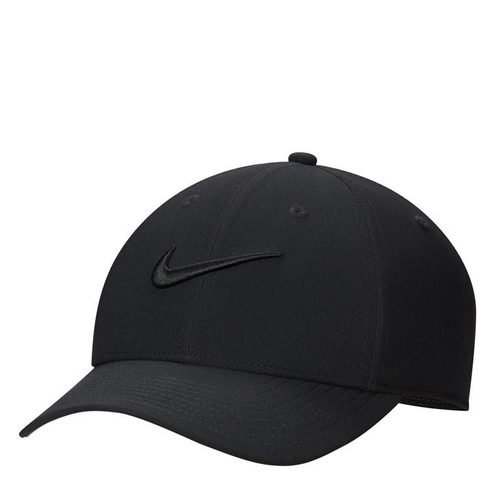 Nike Men's Black Dri-Fit Club Structured Swoosh Cap in Size S - M, Sports Direct