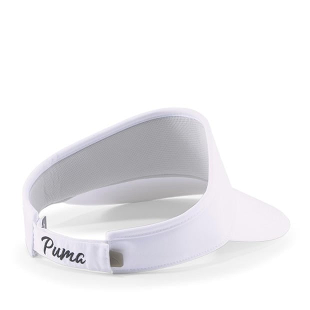 White/Black - Puma - Men's P Visor Adjustable Golf Cap