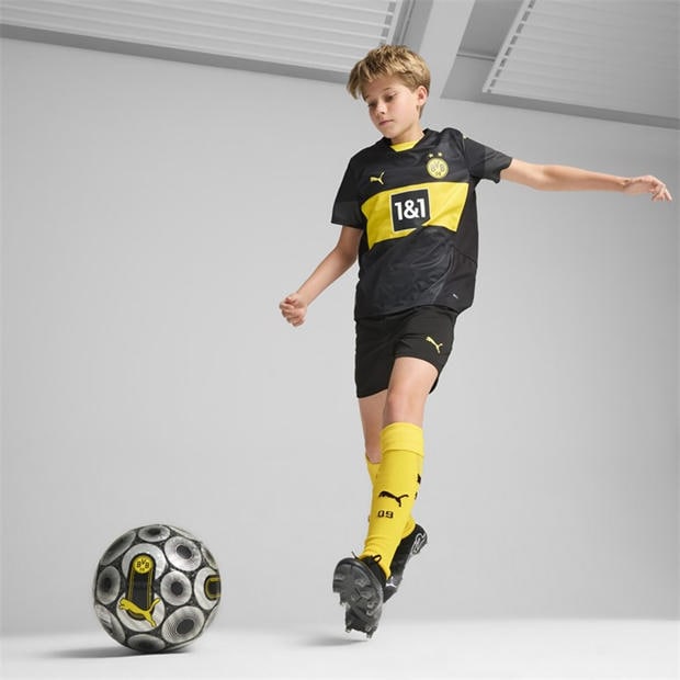 Czarny - Puma - Borussia Dortmund Away Shirt 2024 2025 Juniors