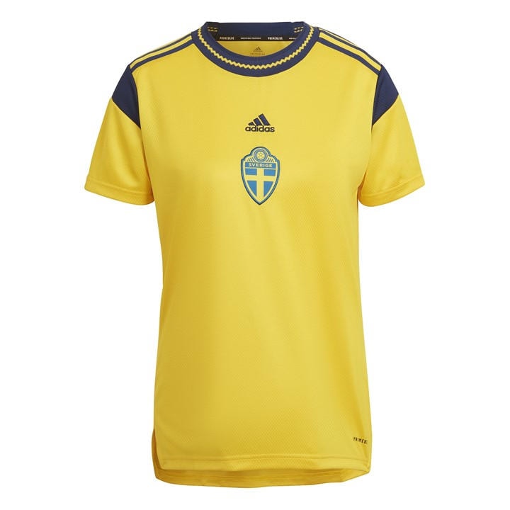 Sweden  Women's   Home Fifa World Cup 2022 Football Shirt, Football by adidas in Size XS, Sports Direct