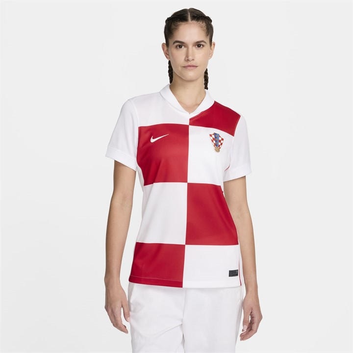 Croatia  Women's   Home Shirt 2024, Football by Nike in Size 14, Sports Direct