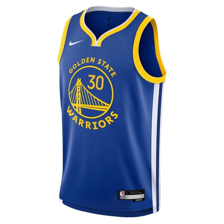Nike Boys Blue Nba Icon Swingman Jersey in Size 13 - 14 Years, Sports Direct