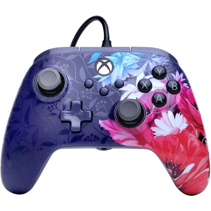 Powera   Advantage Wired Controller- Night Blossom, Sports Direct