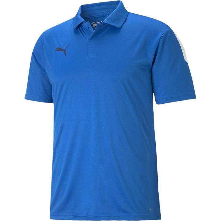 Puma Men's Blue Teamliga Sideline Polo Shirt in Size L, Sports Direct