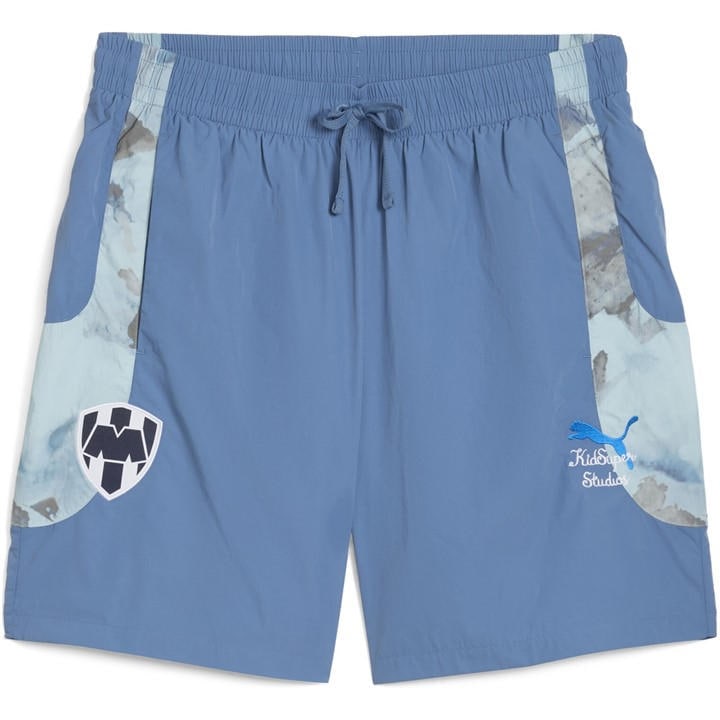 Puma Men's Blue Cf Monterrey Licensed Football Shorts in Size XS, Sports Direct