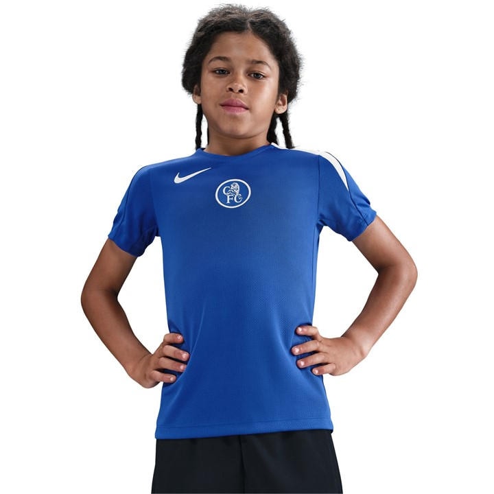 Chelsea  Boys   Strike Top 25/26 , Football by Nike in Size 11 - 12 Years, Sports Direct