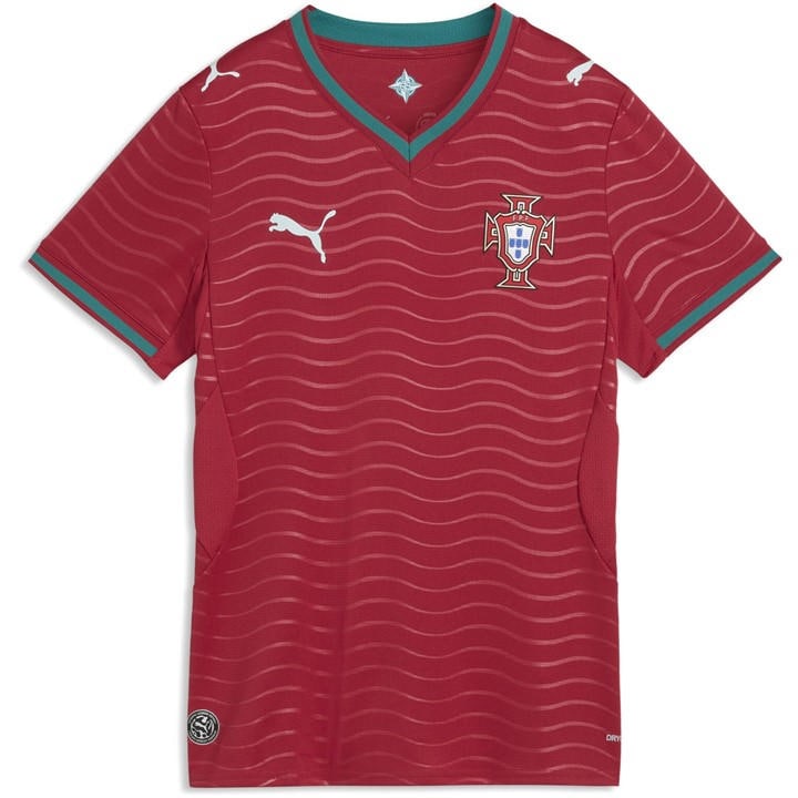 Portugal  Women's   Home Shirt World Cup 2026, Football by Puma in Size 8, Sports Direct