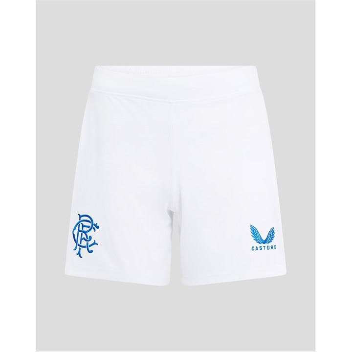 Rangers  Women's   Home Shorts 24/25, Football by Castore in Size 16, Sports Direct