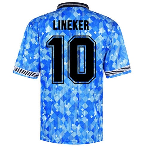 Score Draw - Score Draw Mens Lineker England 1990 Home Retro Shirt