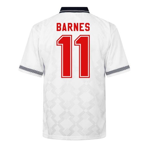 Score Draw - Score Draw England Barnes 1990 Home Shirt Mens