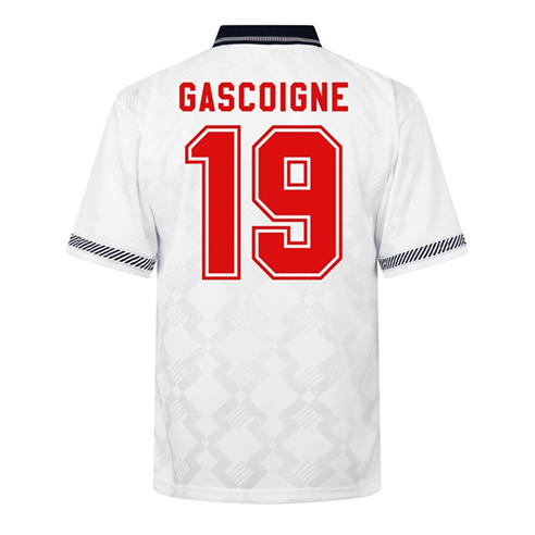 Score Draw - Score Draw Paul Gascoigne Retro england shirt 1990