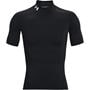 Black/White - Under Armour - Men's Competition Mock Neck Licensed Baselayer Top