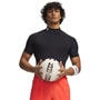 Black/White - Under Armour - Men's Competition Mock Neck Licensed Baselayer Top