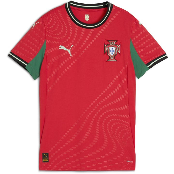 Portugal  Women's   Home Shirt 2025, Football by Puma in Size 10, Sports Direct
