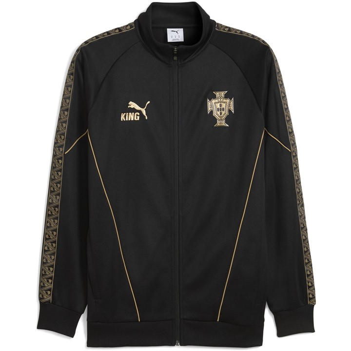 Portugal  Men'   Eusebio Jacket 2025, Football by Puma in Size S, Sports Direct