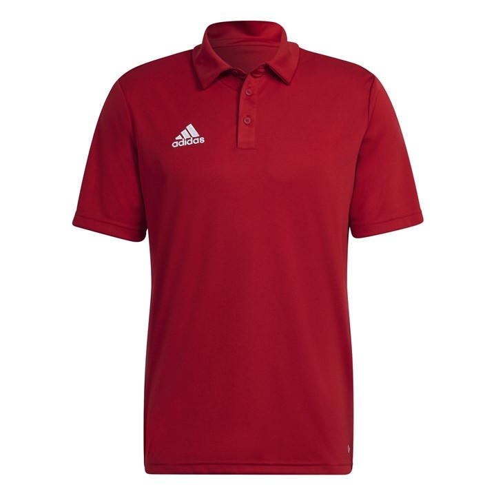 Adidas Men' Red Ent22 Polo Shirt in Size S, Sports Direct