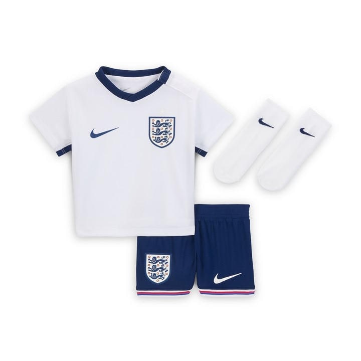 England  Boys   Home Babykit 2024, Football by Nike in Size 18 - 24 Months, Sports Direct