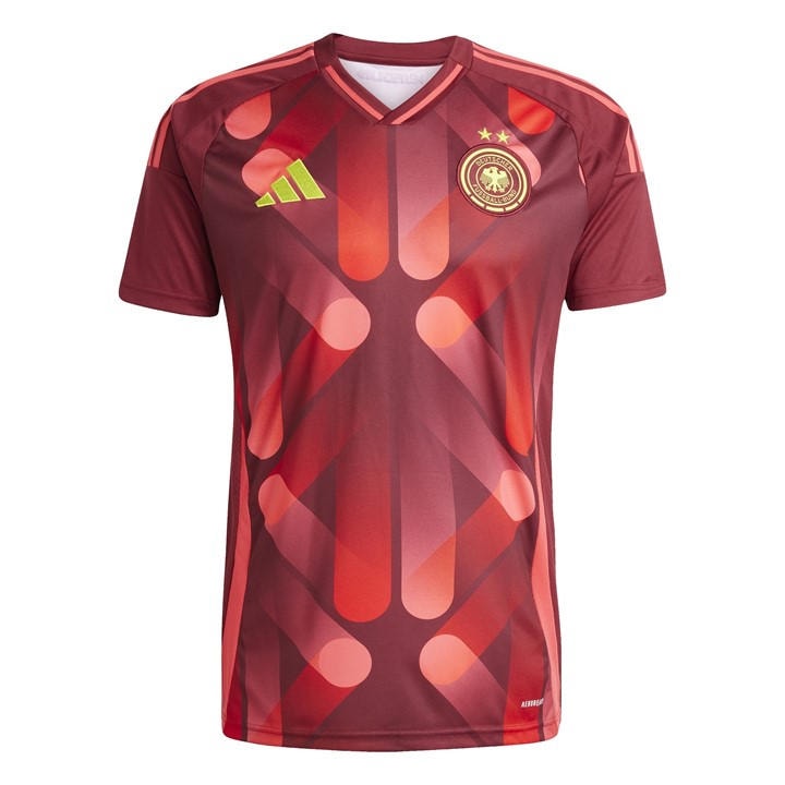 Adidas Boys Red Germany Away Shirt 2025 Juniors Size 11