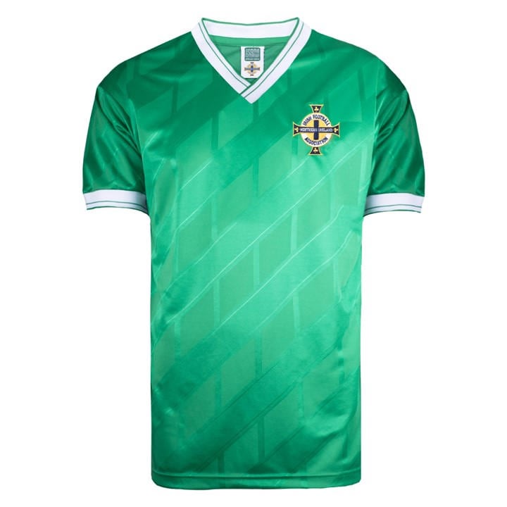 Northern Ireland  Men's  Sdraw  '86 Home Shirt , Football by Score Draw in Size XL, Sports Direct