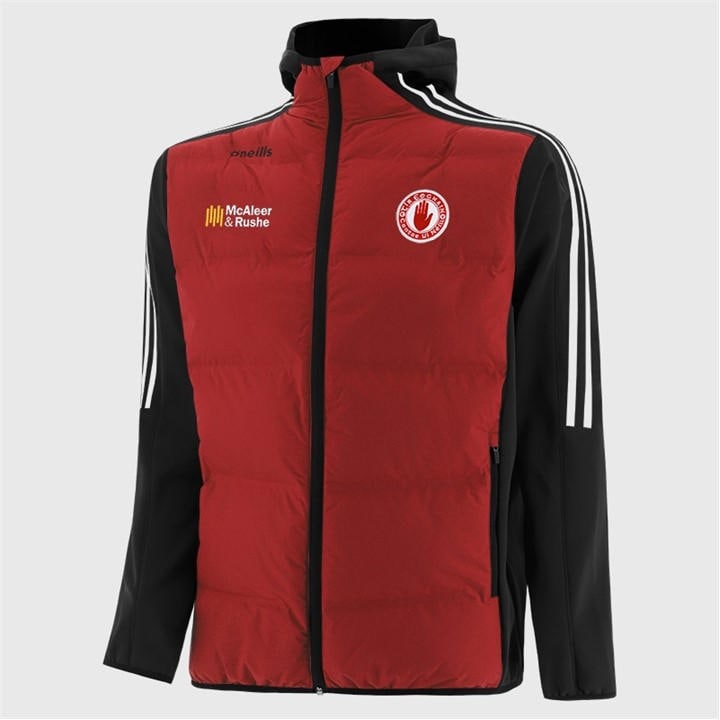 Oneills Boys Red Tyrone Hydra Padded Hooded Jacket  in Size 13 Years, Sports Direct