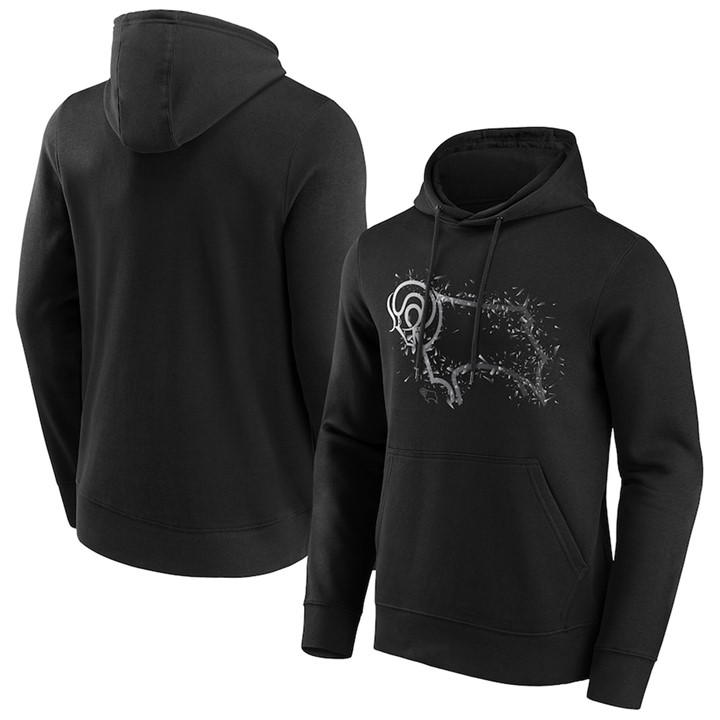 Derby Men' Shatter Logo Hoodie, Football by Team in Size S, Sports Direct