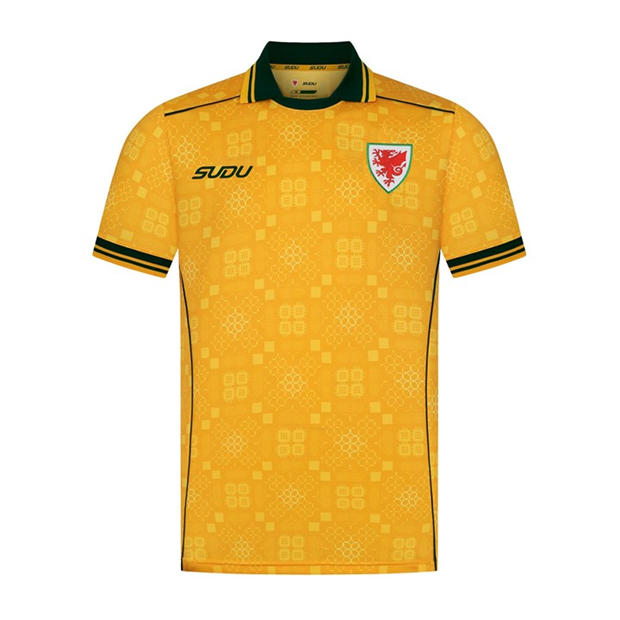 Yellow/Green - Sudu - Mens Wales Away Shirt 2026