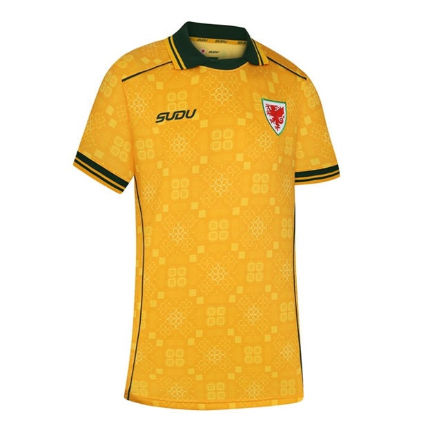 Yellow/Green - Sudu - Mens Wales Away Shirt 2026