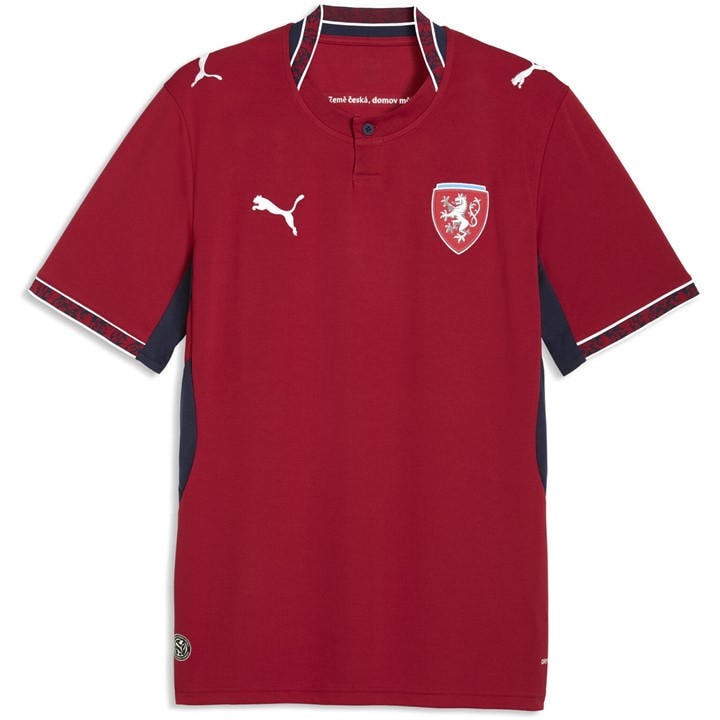 Czech Republic  Men'   Home Shirt World Cup 2026, Football by Puma in Size S, Sports Direct