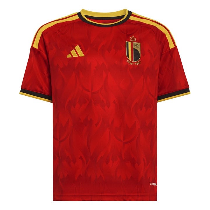 Belgium   Kids   Home Shirt World Cup 2026 , Football by adidas in Size 9 - 10 Years, Sports Direct