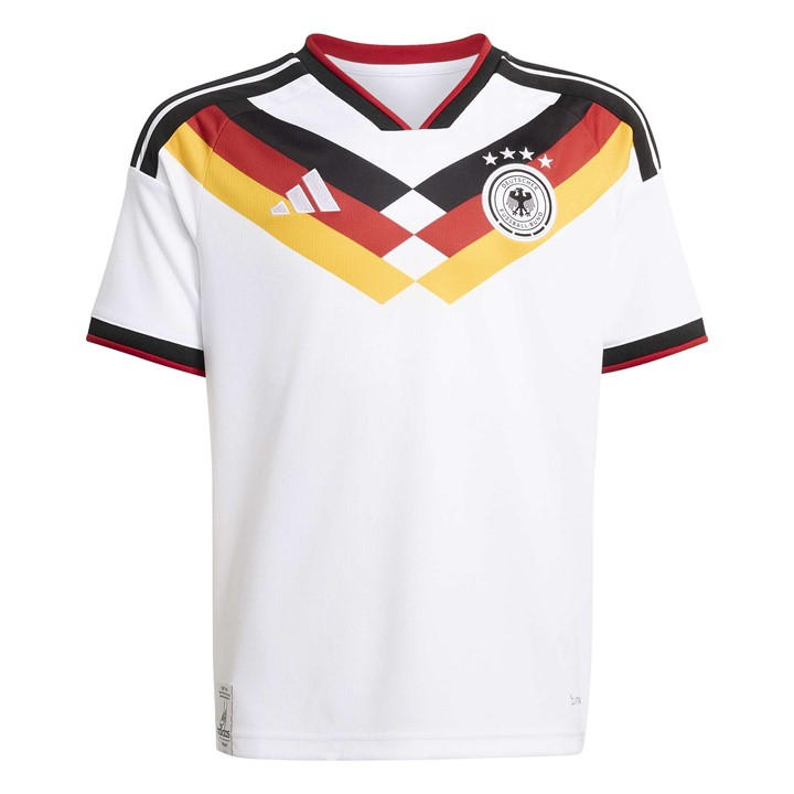 Germany   Kids   Home Shirt World Cup 2026 , Football by adidas in Size 13 - 14 Years, Sports Direct