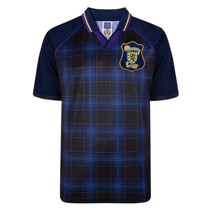 Scotland  Men's  Sdraw  '96 Home Shirt , Football by Score Draw in Size L, Sports Direct