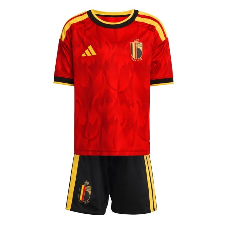 Adidas Unisex Kids Red Belgium Home Minikit World Cup 2026 Infants