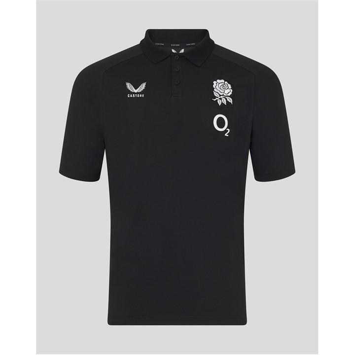 England  Men's   Rugby 2026 Polo Shirt, Football by Castore in Size L, Sports Direct