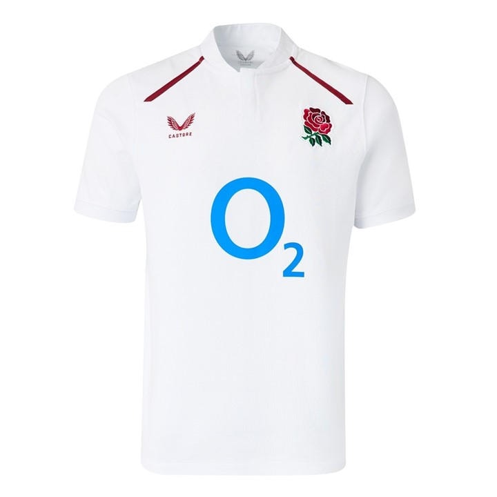 England  Men's   2026 Classic Home Rugby Shirt, Football by Castore in Size M, Sports Direct