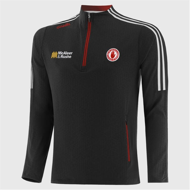 Oneills Men's Black Tyrone Hydra Half Zip Top Senior in Size L, Sports Direct